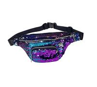 SOIMISS Riñonera Lentejuelas para Mujer Bandolera Casual Mochila De Cuerpo Cruzado para y Actividades Al Aire