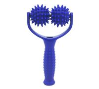 SOIMISS Rodillo de Masaje Y Forma con Púas Azul Portátil para Muscular Profundo Herramienta Manual para Espalda y Hombros para Deportistas y Viajeros
