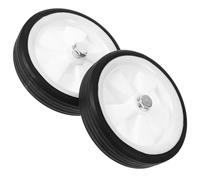 SOIMISS Rueda de Repuesto para Compresor de Aire 6 Pulgadas Tornillos, 2 Unidades, Accesorio de Suministro de Compresor, Pieza de Repuesto para Ruedas de Goma, Movilidad Fácil