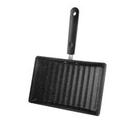 SOIMISS Sartén para Huevos Antiadherente Japonesa para Tamagoyaki Tamaño Medio Revestimiento de Color Negro Adecuado para Freír Huevos y Preparar Panqueques Cocina Doméstica