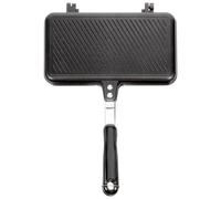 SOIMISS Sartén Sandwich Doble Cara Antiadherente para Cocción Casa para Tostadas Huevos Fritos y Sandwiches Utensilio de Cocina Resistente para Uso Interiores y Exteriores