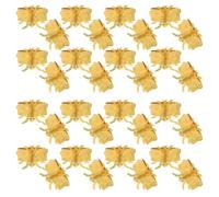 SOIMISS Servilleteros Abejas Brillantes de Papel 50 Piezas Aro Decorativo para Servilletas de Tela Anillos para Decoración de Mesa Fiestas Pascua y Reuniones Familiares