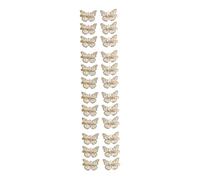 SOIMISS Set de 24 Pinzas Cabello Diseño de Mariposa en Metal Dorado, Accesorios Delicados para Peinados Diarios y Fiestas