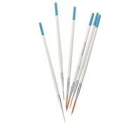 SOIMISS Set de 6 Pinceles de Punta Fina de Nailon Azul para Detalles de Cómic Mini Pinceles Profesionales para Acuarela Óleo y Manualidades Artísticas Ideales para Pintura y Entintado