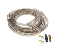 SOIMISS Sifón de Cambio Rápido para Acuarios con Boquilla de PVC, Manguera Flexible de 5 Metros y Abrazadera, Limpiador de Grava para Agua Dulce y Salada, Kit de Mantenimiento para Peceras