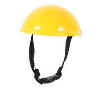 SOIMISS Sombrero de Mascota Casco de Cachorro Casco pequeño Sombrero de Perrito Sombrero para Perros Sombrero Gracioso protección Casco de Parodia de Perro Casco de Gato el plastico Yellow