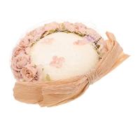 SOIMISS Sombrero Estilo Bosque Flores para Mujer Clásico Vintage para Bodas Despedidas de Soltera y Fiestas de Té