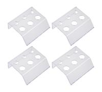 SOIMISS Soporte para Tazas de Pigmento Acrílico para Tatuajes y Maquillaje Capacidad para 6 Tazas Color Transparente Diseño Giratorio Multifuncional Adecuado para Salones de Belleza y
