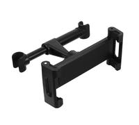 SOIMISS Soporte para Teléfono de Coche Multifunción para Asiento Trasero | Reposacabezas y Respaldo del Asiento, Abs y Metal, Negro, Instalación y Retirada Sencillas