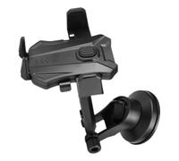 SOIMISS Soporte para Teléfono Móvil de Coche Ventosa Ajustable Clip para Rejilla de Ventilación Color Negro Mini Soporte Práctico para Navegación y Uso Manos Libres en Automóvil