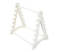 SOIMISS Soporte Trapezoidal para Tubos de Ensayo y Termómetros, Gradilla Profesional de Plástico Multicapa para Pipetas y Tubos, Organizador Móvil Adecuado para Laboratorio Científico