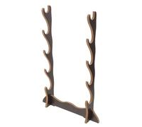 SOIMISS Soporte Vertical de Madera Almacenamiento Estable para Baquetas de Percusión Diseño Multilayer de 5 Niveles Capacidad Grande Adecuado para Estudios y Ensayos