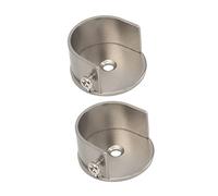 SOIMISS Soportes para Cortinas De Barra De 28 Mm De Diámetro, Soportes De Fijación De Cortinas De Hierro, Color Plateado, Resistentes Corrosión, para Decoración del Hogar, Juego De 2 Unidades