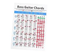 SOIMISS Tabla De Acordes Eléctrico Para Principiantes Póster De Acordes Útil Guía De Aprendizaje Eléctrico Diagramas De Cuatro Cuerdas
