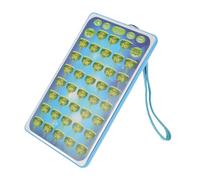 SOIMISS Tablet de Aprendizaje Infantil Árabe Segmentos Educativo Temprano para Desarrollo Cognitivo y Habilidades Lingüísticas Juguete Didáctico para Islámicos Azul sin Batería