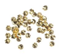 SOIMISS Tachuelas para Decoración de Uñas de Aleación Metálica Dorada 3 MM 100 Unidades Calcomanías para Manicura DIY Accesorios Creativos para Uñas y Manualidades de Belleza