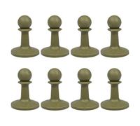 SOIMISS Tapa para Postes de Tienda de Campaña Antideslizante Color Verde Militar, 8 Piezas, Protección Resistente Intemperie y Rayos UV, Accesorio para Camping y Refugio al Aire