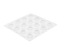 SOIMISS Tapete de Silicona para Sellos de Cera Almohadilla para Hacer Sellos de Cera Silicona de Color Claro No se Rompe Fácilmente Fina Elaboración para Tarjetas de Felicitación