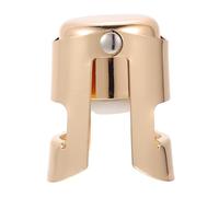 SOIMISS Tapón de Champán Inoxidable Dorado Sellador Hermético Reutilizable para Botellas de Vino Cerveza y Cócteles Fácil de Insertar y Extraer Decoración Elegante para Hogar y Fiestas