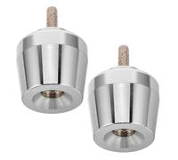 SOIMISS Tapones de Extremo de Manillar de Motocicleta M6 Metal Sólido, Contrapesos Antivibración para Motos, Scooters y Motos de Cross, Tapas de Peso para Control de Vibraciones