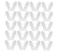 SOIMISS Tapones Oídos de Silicona Transparentes, Reutilizables y Resistentes al Agua, 50 Pares, Reducción de Ruido para Dormir, Conciertos y Protección Auditiva Personal