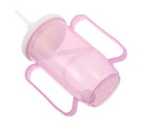 SOIMISS Taza Antidesbordamiento con Pajita para Adultos Mayores y Discapacitados Vaso Resistente Caídas para Alimentación Líquida para Pacientes Encamados y Cuidado de Disfagia