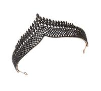 SOIMISS Tiara Vintage Brillante de Cabello con Gemas de Imitación Azules Tocado de Novia para Cosplay Diadema Princesa