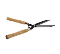 SOIMISS Tijeras de Jardinería Cortasetos de Acero al Carbono Mango de Madera, Tijera Práctica para Jardinería y Horticultura, para Setos y Césped, Diseño Ergonómico