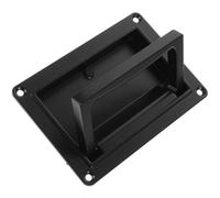 SOIMISS Tirador Empotrado de Aleación de Zinc Negro Manija Compacta para Puertas y Cajones Tiradores de Armarios Modernos para Cocina y Muebles Resistente Corrosión Uso Residencial y