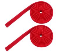 SOIMISS Tiras de Fieltro para Afinación de Piano Rojo 2 Piezas Accesorios para Afinar Pianos y Guzheng Correa de Lana para Temperamento Medio Herramienta de Sintonización Profesional