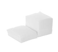 SOIMISS Toallitas Industriales Antiestáticas 12cm Cuadradas, Papel Absorbente Sin Pelusa Para Limpieza De Lentes, Pantallas y Electrónica, 100 Unidades Blancas, Alta Absorción De Agua y Aceite