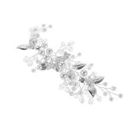SOIMISS Tocado de Boda con Gemas de Imitación y Flor de Enredadera para Novias - Accesorio Elegante con Brillo Duradero y Pinzas de Fijación Segura para Bodas y Eventos Formales