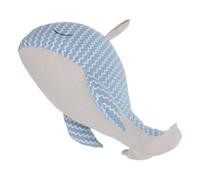 SOIMISS Tope de Puerta Creativo de Tela Azul Oscuro Forma de Ballena, Anticolisión a Prueba de Viento, Tope Decorativo Náutico para Puertas Interiores en Oficina y Hogar