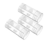 SOIMISS Tubos Vacíos Para Bálsamo Labial 3 Piezas 30 g Transparente, Diseño Antirrugas y Resistente a Fugas, Para Uso Cosmético, Viaje y Neceser Portátil