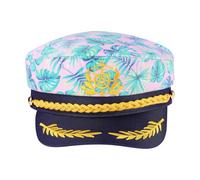 SOIMISS Yacht Capitán Sombrero Bordado Sailor Sombrero Sombrero para Mujeres Hombres Rosa Marino Gorra Admiral