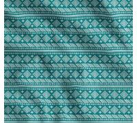 Soimoi Verde gasa de algodon Tela azteca africano tela estampada de por metro 56 Pulgadas de ancho