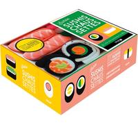 Soirée sushis chaussettes: Coffret avec 2 paires de chaussettes longues et 1 livre des meilleures recettes de sushis