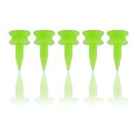 soitzhoc Plastic Tees de Golf, 25mm, 100 Piezas, 1 Pulgada, Verde pequeño Golf Tees, Adecuado para la práctica del