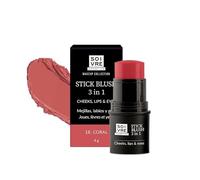 Soivre Stick Blush 3 in 1 Coral Mejillas, Labios y Ojos