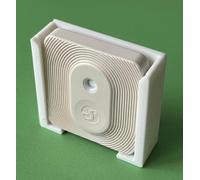 SOIXX Soporte de pared para Shelly BLU H&T ZB - Zigbee - Sensor de temperatura y humedad - Soporte blanco