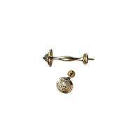 SOJAM Lot de 50 x Porte Embrasse Style Louis XV Laitonné Idéal PRO ou revendeur, laiton, Compact
