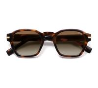 SOJOS Gafas de sol polarizadas cuadradas retro vintage para hombre y mujer, SJ2382, Lente de graduación de café con marco Tortorise, 50-24-140