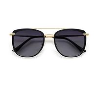 SOJOS Gafas de Sol Retro para Mujeres Hombres, Lentes de Policarbonato, Gafas de Sol Rectangulares de Moda Sombra años 90 SJ2180