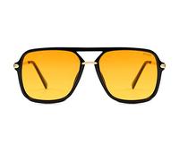 SOJOS Gafas de Sol Retro para Mujeres Hombres, Lentes de Policarbonato, Gafas de Sol Rectangulares de Moda Sombra años 90 SJ2229