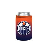Sok It Can Sok Funda aislante de neopreno reutilizable para latas de soda, pop, cerveza, seltzer (NHL Edmonton Oilers Ombre, funda de lata de 12 onzas)