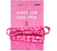 Soka - Cordones Contra el Cáncer, Unisex, Rosa, S