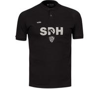 Soka - Polo Sociedad Deportiva Huesca Fanswear 2025-2026 Niño, Unisex, Black, 164 cm