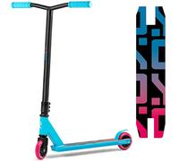Soke EVO Scooter Acrobático para Skatepark Extremo - Rodamientos de Carbono ABEC-9 Acero Cromado - Ruedas PU 88A - Manillar Y-Bar con Puños TPR - Cubierta de Aluminio Rojo