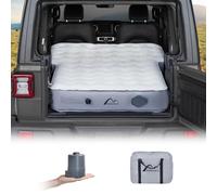 Sokeface Colchón de aire Jeep Wrangler con bomba de aire inalámbrica, colchón de aire grande para SUV, cama Jeep Wrangler de 10 pulgadas, cama de camping para JK JKU JL JLU Unlimited de 4 puertas