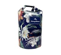 SOKIDS Bolsa seca impermeable de 20 L, bolsa de almacenamiento flotante enrollable para kayak, navegación y playa, diseño floral tropical y rayas azules, Blue, H 24 x L 15 x D 9.5 Inch, moderno